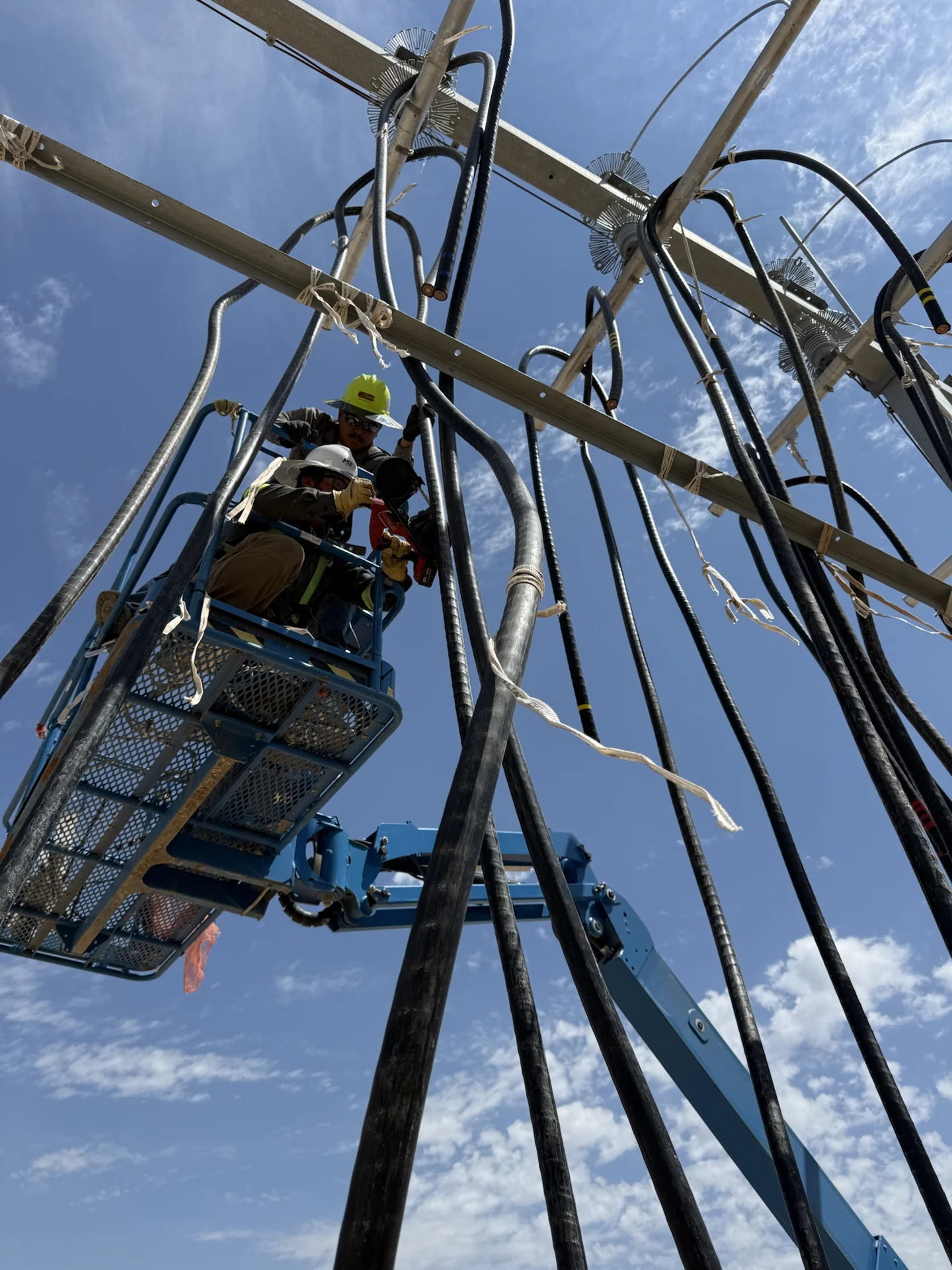 Medium-voltage terminations for a data center · West Texas