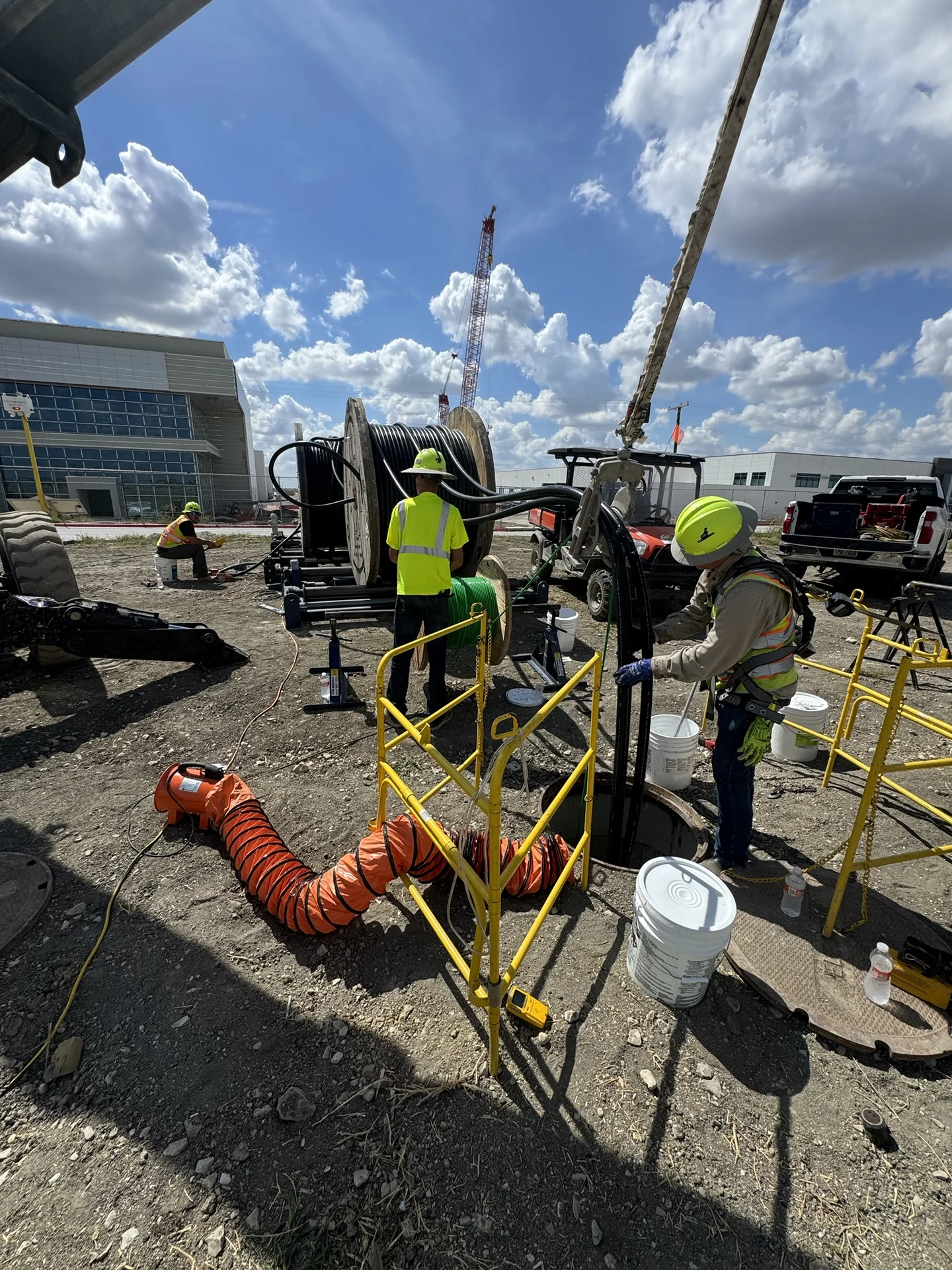Data center medium-voltage installation and testing · Central Texas